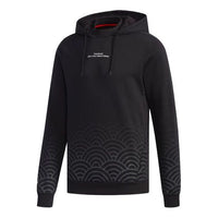 adidas neo Sweat Hoody Knitted Hooded Sweater Men's Black EH6506