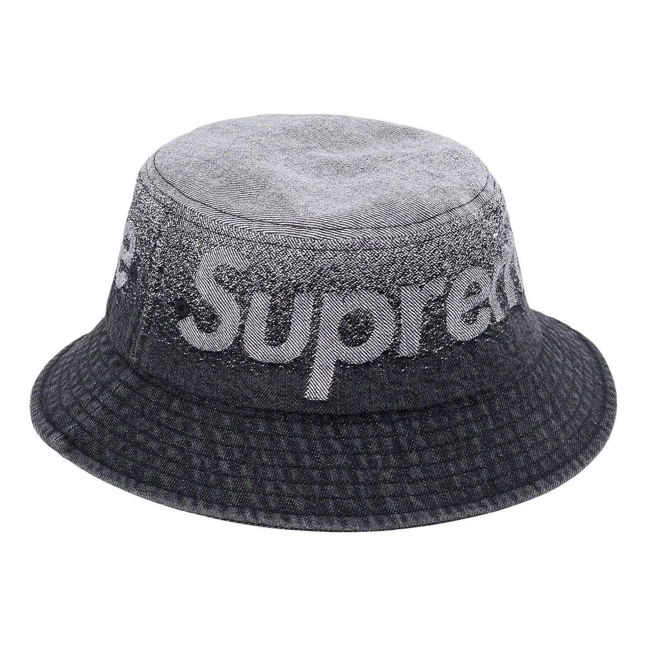 Supreme Fade Jacquard Denim Crusher 'Black Grey' SUP-SS22-891