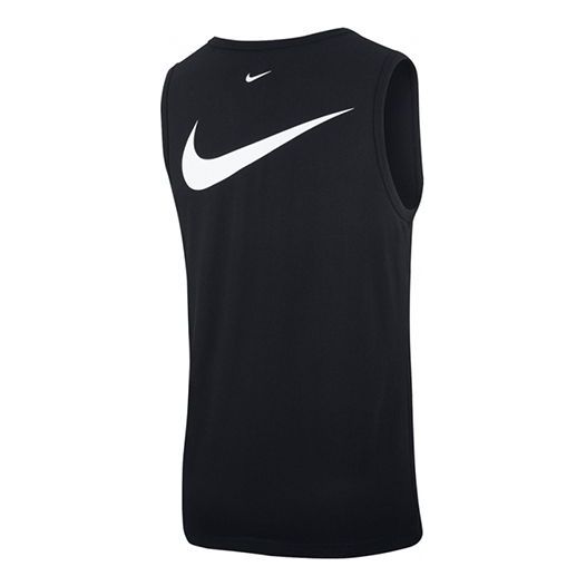 Nike Swoosh Casual Sports Printing Breathable Vest Black CQ5293-010