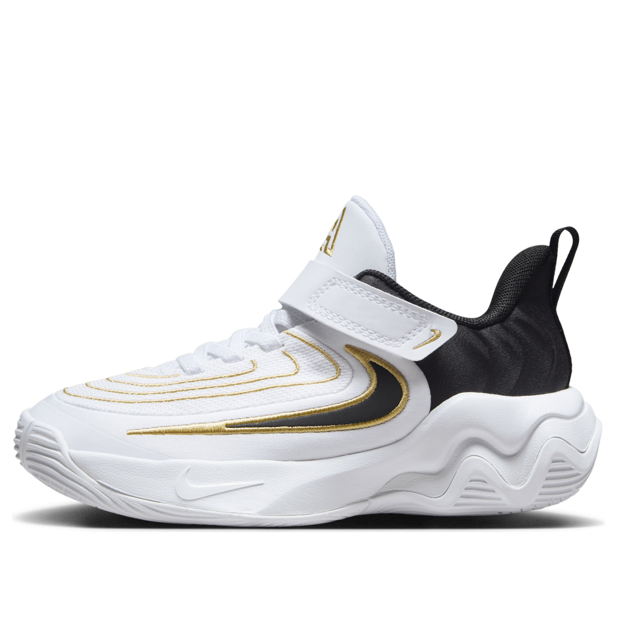 (PS) Nike Giannis Immortality 4 'White Black Metallic Gold' FZ6733-100