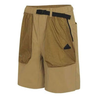 adidas AW24 Shorts Asia Sizing 'Tan Black' JI8668