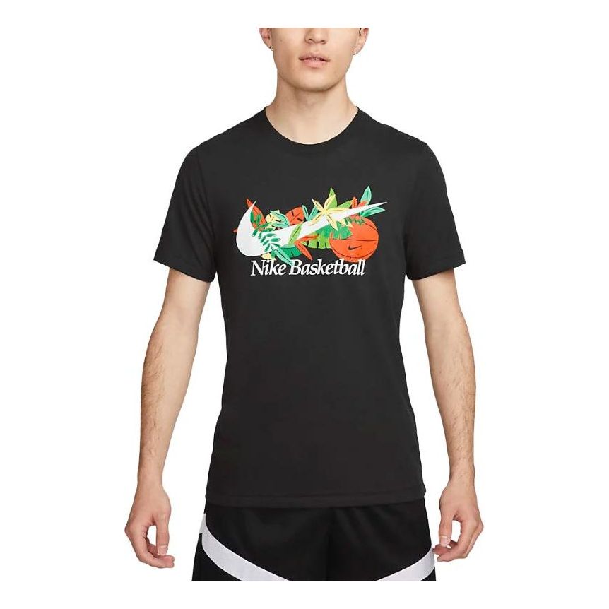 Nike Dry Fit Basketball T-Shirt 'Black' FD0070-010