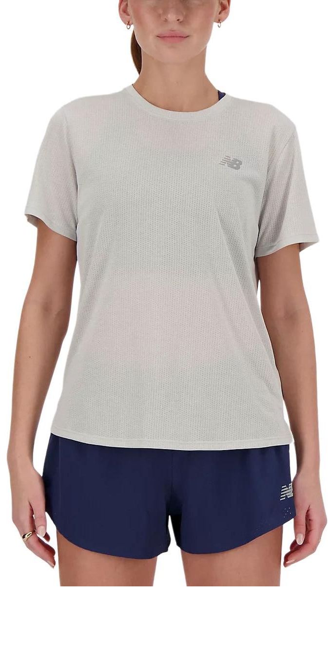 (WMNS) New Balance Athletics T-Shirt Asia Sizing 'Ash Heather' WT41253A-HH