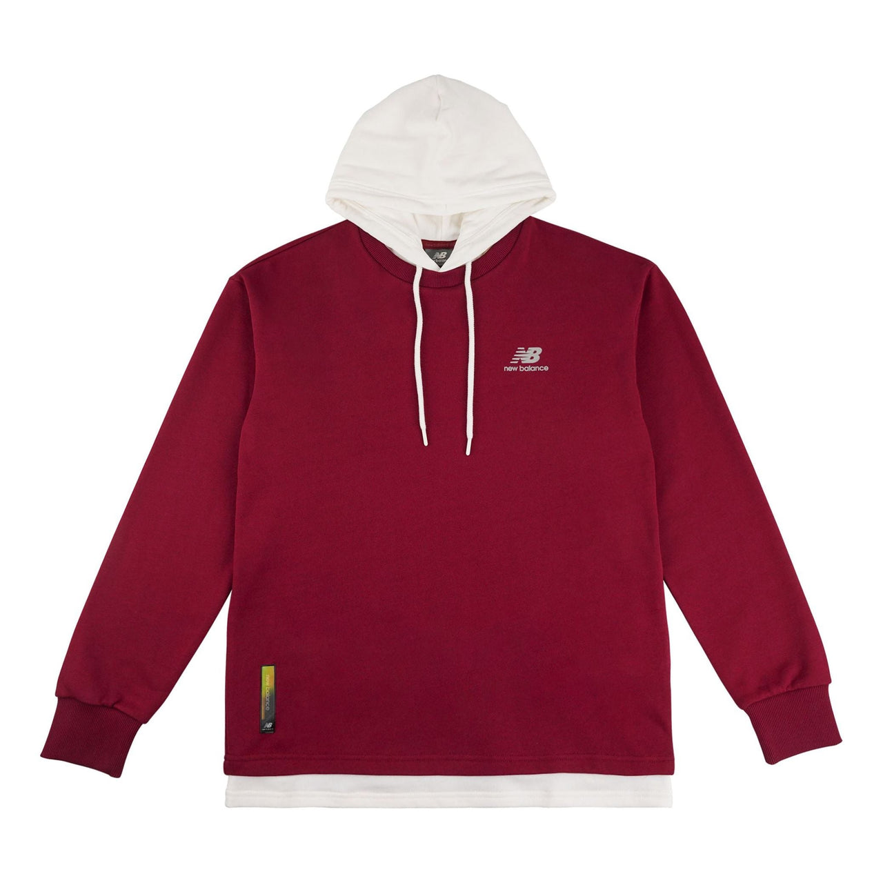 New Balance Splicing hooded Knit Pullover Casual Sports Couple Style Red NCA33031-BUR