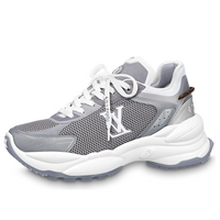 (WMNS) LOUIS VUITTON Run 55 Sneakers 'Grey Silver' 1ABVJ4