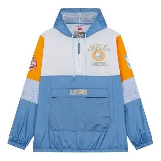 Mitchell & Ness x NBA Hardwood Classics Surprise Win Quarter-Zip Jacket 'Los Angeles Lakers' OJPO5379-MLAYYPPPLTBL
