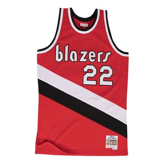 Mitchell & Ness NBA Swingman Jersey 'Portland Trail Blazers - Clyde Drexler 1983/84' SMJYAC18099-PTBSCAR83CDR