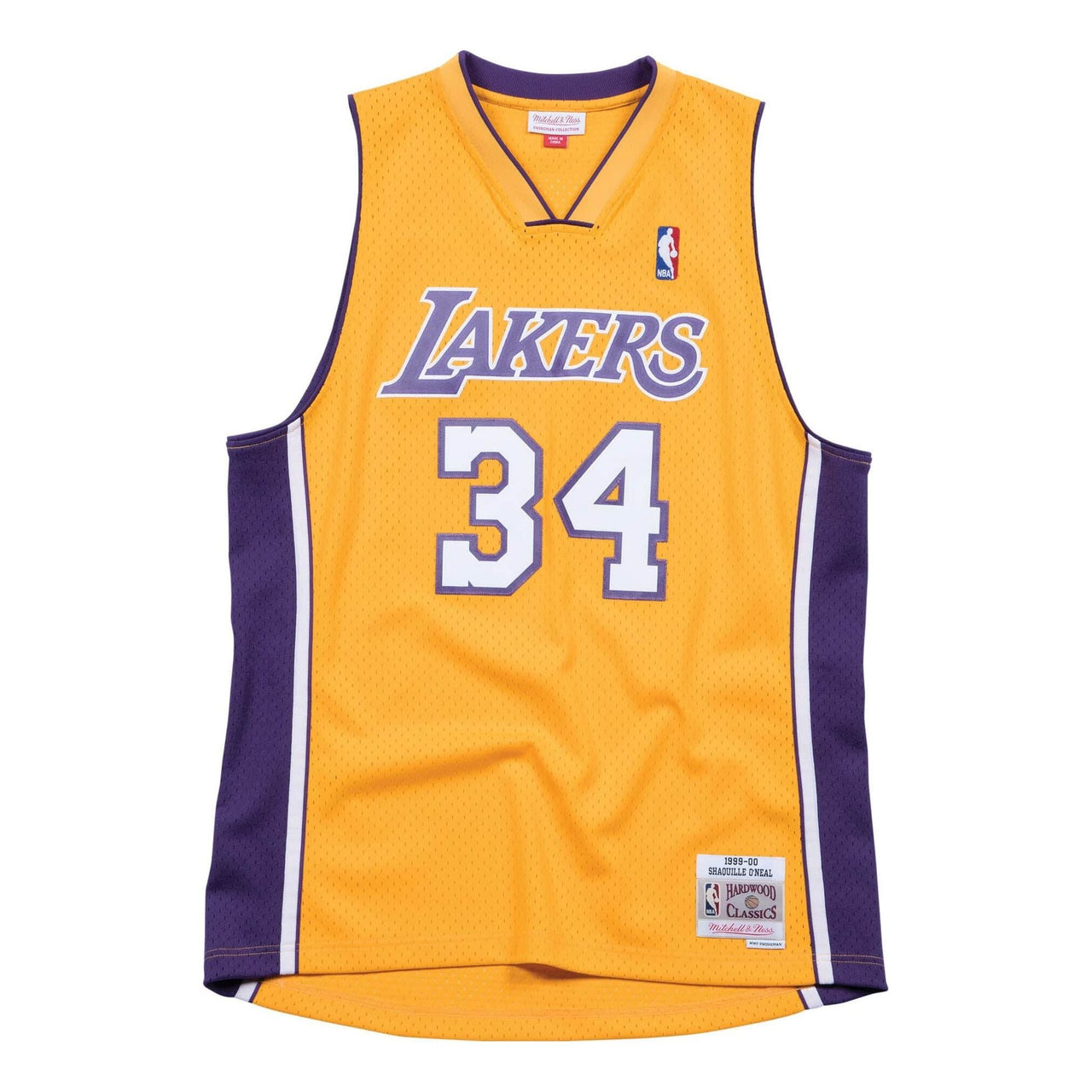 Mitchell & Ness x NBA Los Angeles Lakers 1999-00 Home Swingman Jersey 'Shaquille O'Neal 34' BA84QV-LAL-D-C74