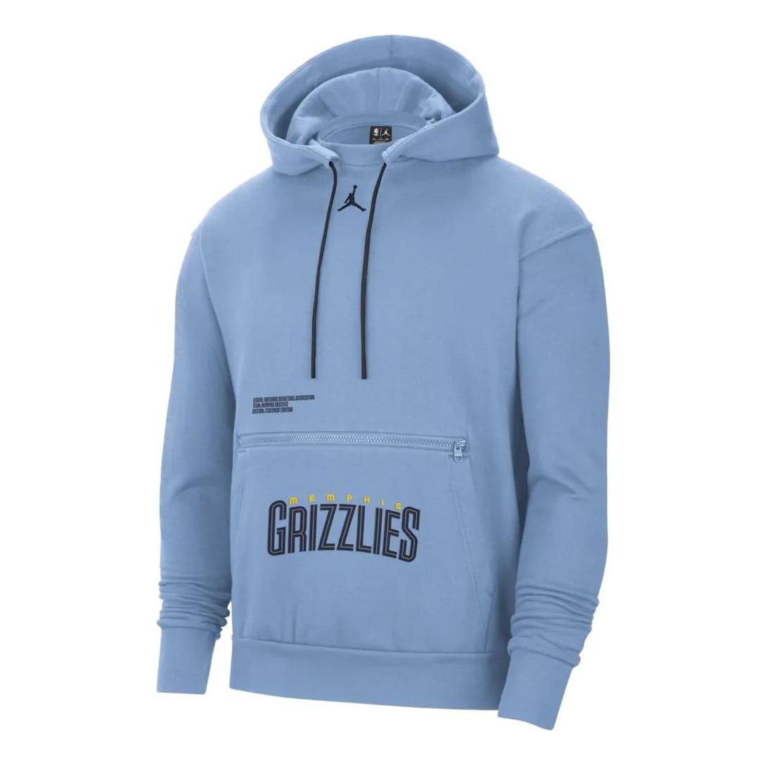 Air Jordan Memphis Grizzlies Courtside Statement Edition NBA Fleece Pullover Hoodie 'Light Blue' FB1995-422