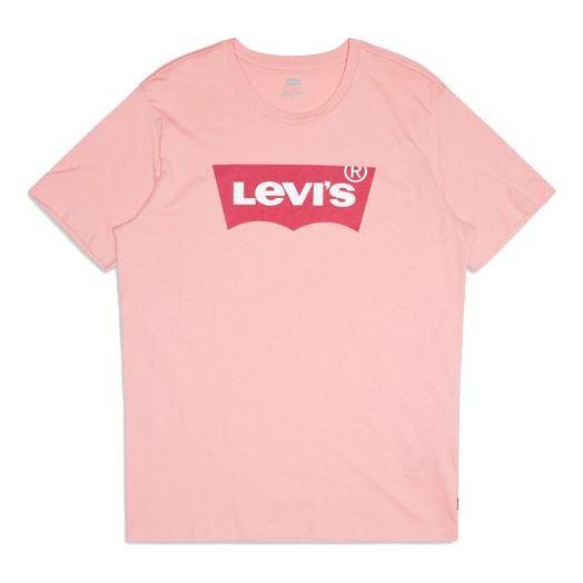 Men's Levis Chest Logo Short Sleeve Pink 22489-0259