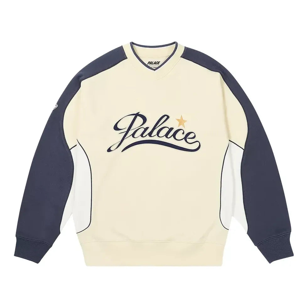 Palace Star Script Crew 'Soft White' P26CS046