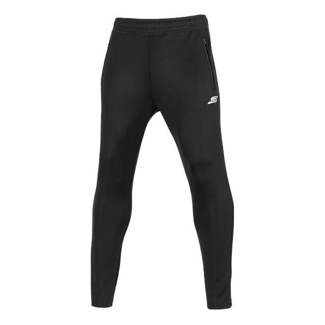 Skechers Sport Waist Straight Slim Fit Knit Pants 'Black' P121M022-0018