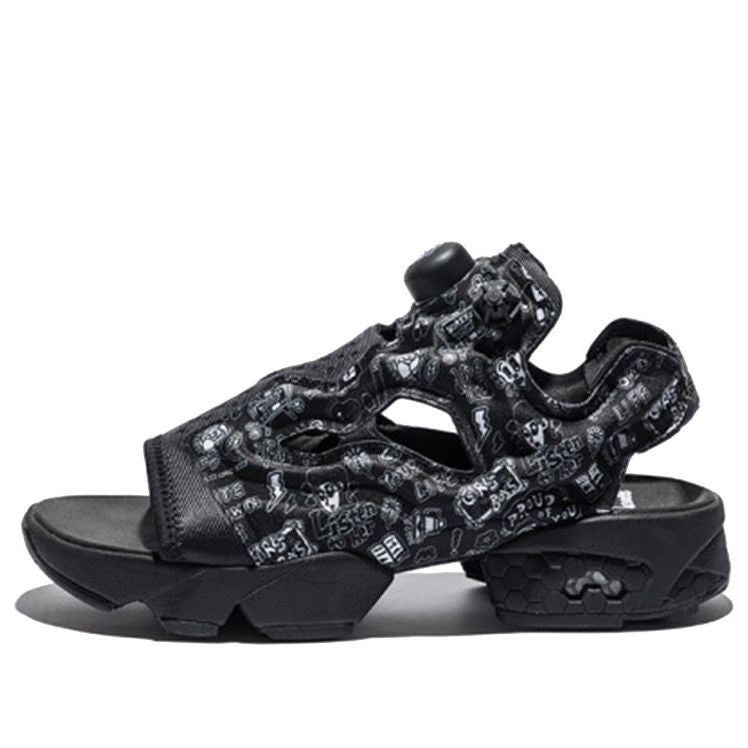 (WMNS) Reebok Instapump Fury Sandal 'Black White' FW6018