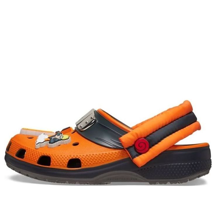 (GS) Crocs x Naruto Classic Clogs 'Orange Black' 209460-014