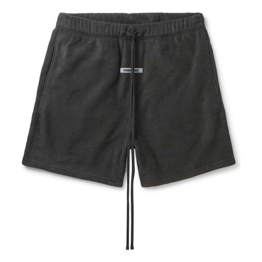 Fear of God Essentials FW20 Polar Fleece Shorts 'Black' FOG-FW20-325