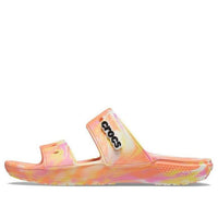 Crocs Classic Clog Marble Beach Unisex Red Multi-Color Slippers 'Red' 207701-83F