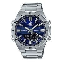 CASIO EDIFICE Quartz Waterproof Blue Watch Dial Mens Blue Analog/Digital Combo ERA-110D-2A