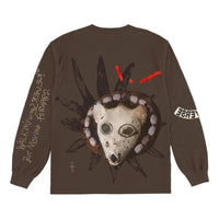 Travis Scott Reverse Jack Long Sleeve T-shirt 'Brown' CJFN-SS84