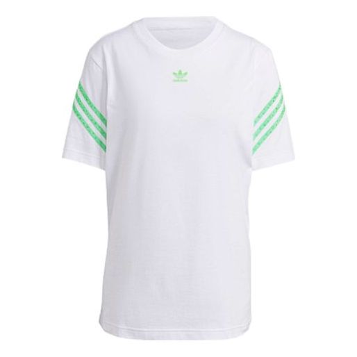 adidas originals x Crossover Round Neck Pullover Short Sleeve White GS2636