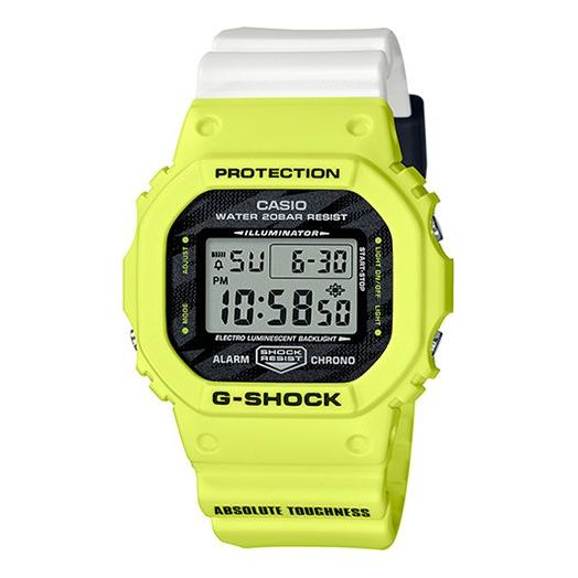 CASIO G-Shock Square 'Yellow' DW-5600TGA-9PR