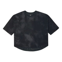 (WMNS) Converse Loose Mesh Breathable Short Sleeve Black 10021458-A02