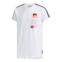 adidas neo x Crossover White Casual Sports Short Sleeve White FR7981