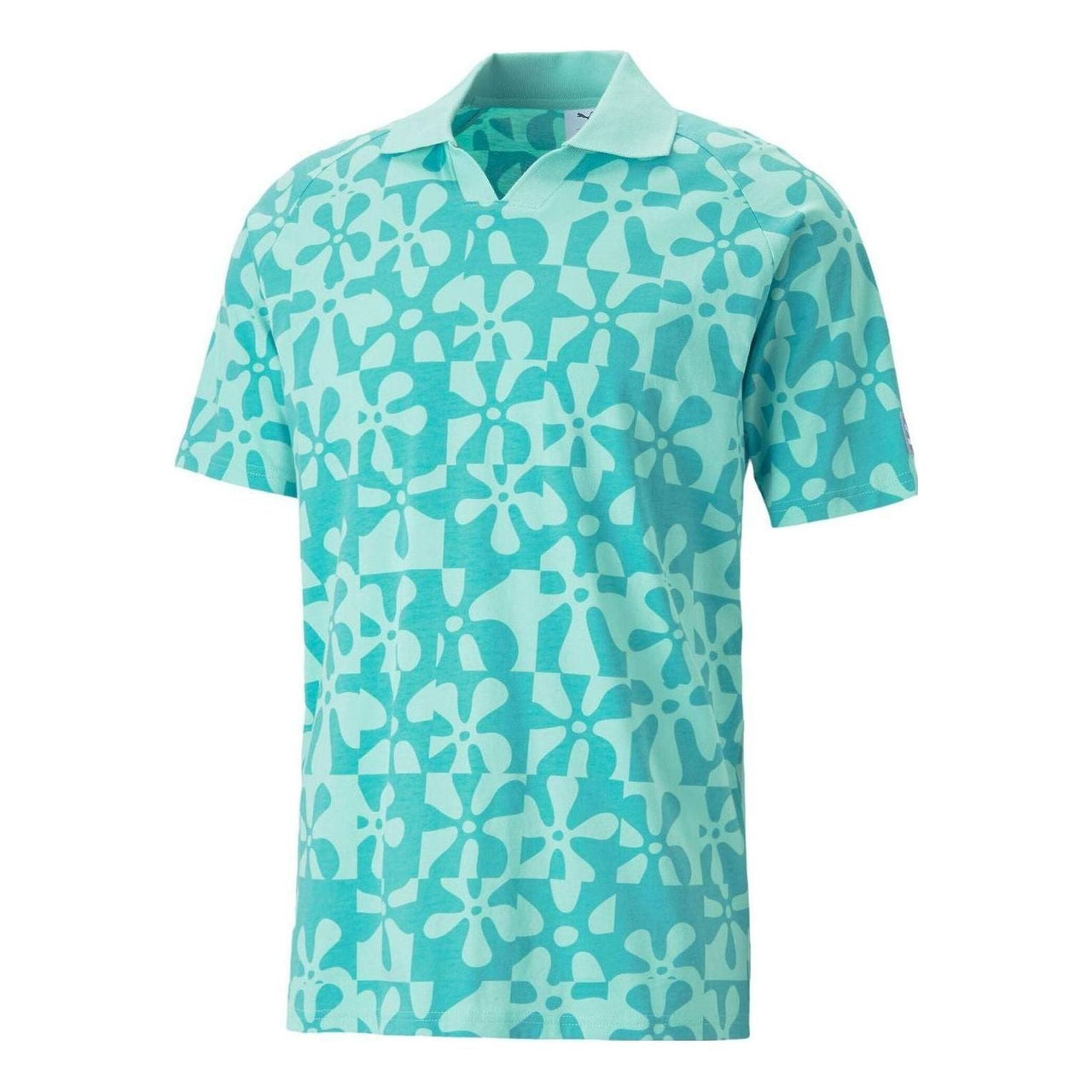 PUMA X Spongbob Printed Polo Shirt 'Teal' 620688-77
