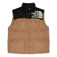 Gucci x The North Face GG Padded Vest 'Beige Ebony Black' 670910-Z8APZ-2184