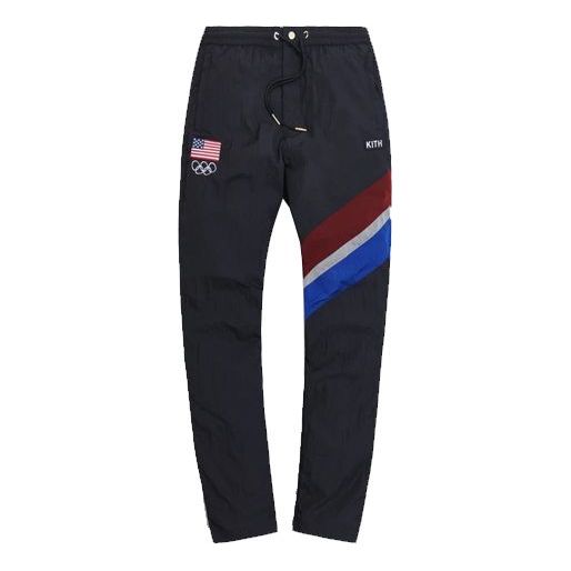 KITH USA Track Pant 'Black' KH6340-100