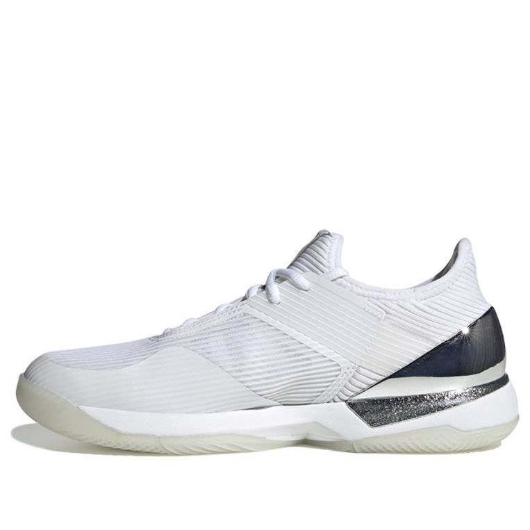 (WMNS) adidas Ubersonic 3 Hard Court 'White Silver' EF2463