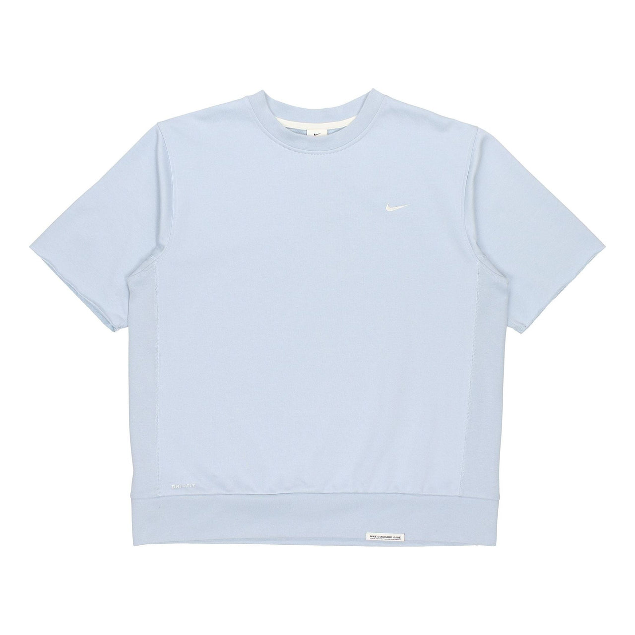 Nike Dri-fit Standard Issue Round Neck Pullover Sports Short Sleeve Blue light blue CV1940-440