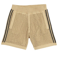 adidas x CLOT FW24 Crochet Shorts Asia Sizing 'Beige Tone' JD7114