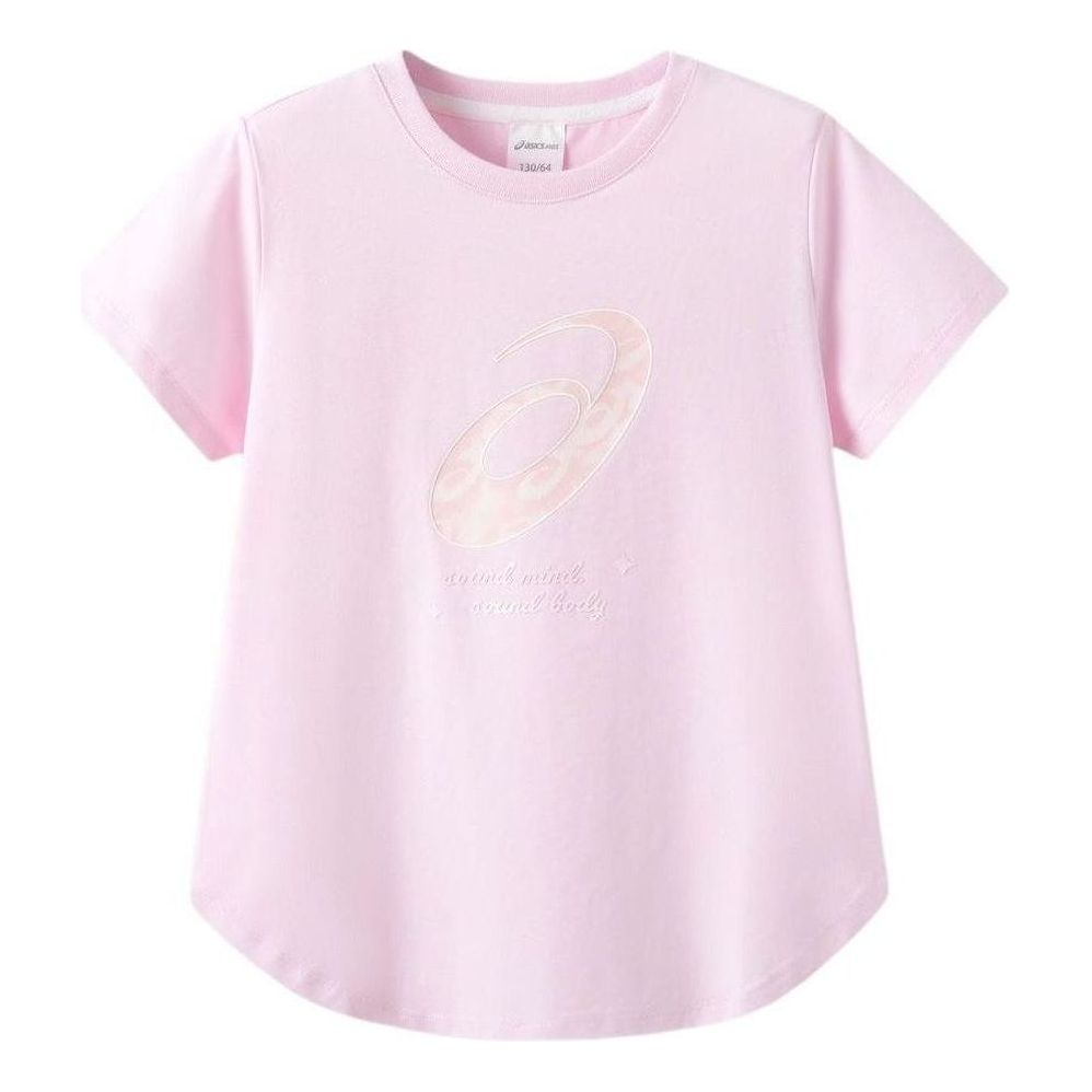 (GS) ASICS Logo T-Shirt 'Pink' 332241174027-0620