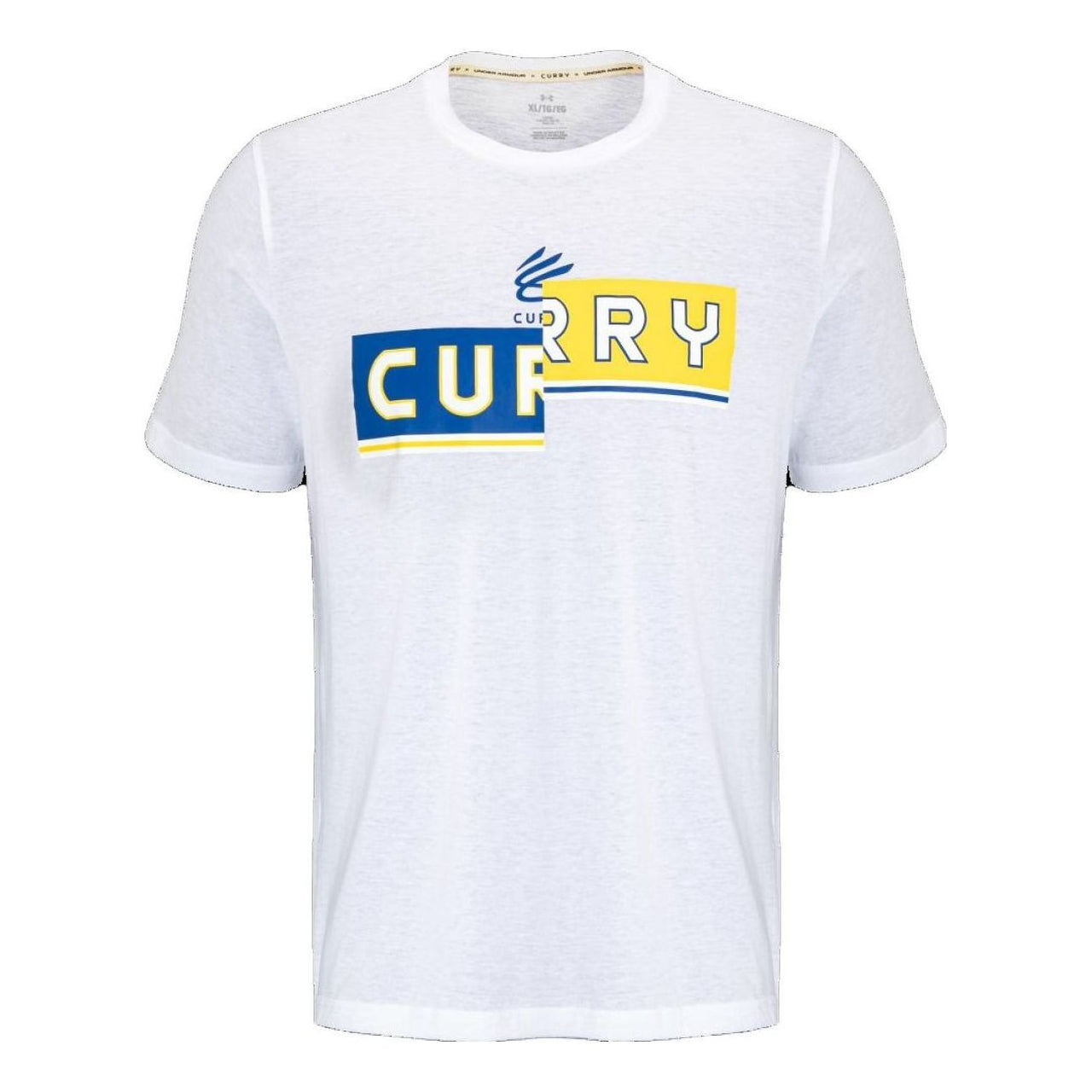 Under Armour Curry Logo T-shirt 'White' 1377543-100