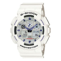 CASIO G-Shock Analog-Digital 'White' GA-100A-7A