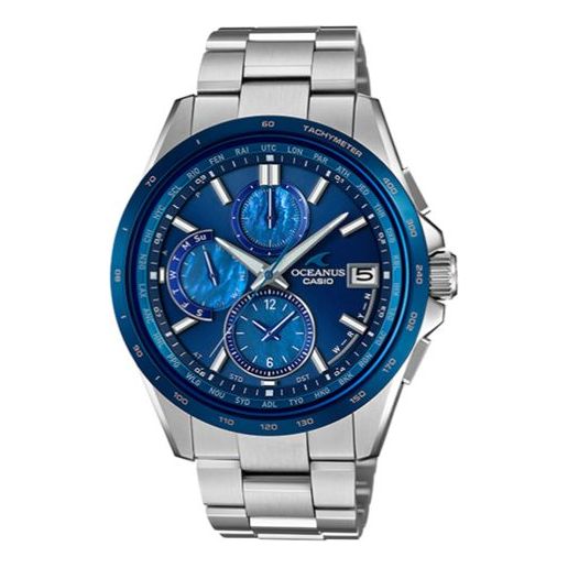 CASIO OCEANUS Series x BRIEFING Crossover Series Mens Blue Analog OCW-T2610F-2A