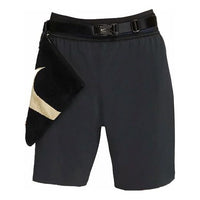 Men's Nike x MMW Crossover Solid Color Yoga 3 In 1 Sports Shorts Black DD9440-010