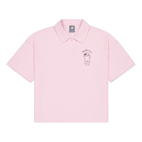 (WMNS) New Balance Graphic Polo Shirt 'Pink' NFE27052-PK