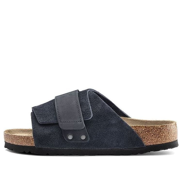 (WMNS) Birkenstock Kyoto Series Cowhide Suede Cozy Soft Sole Fashion Blue Version Sandals 1019291