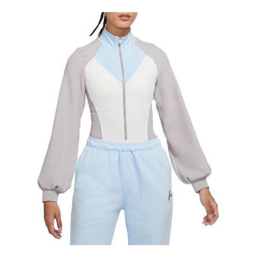 (WMNS) Air Jordan Cozy Girl Top 'Summit White Grey Blue' DJ2734-121