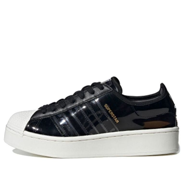 (WMNS) adidas Superstar Bold 'Black Off White' FW8423