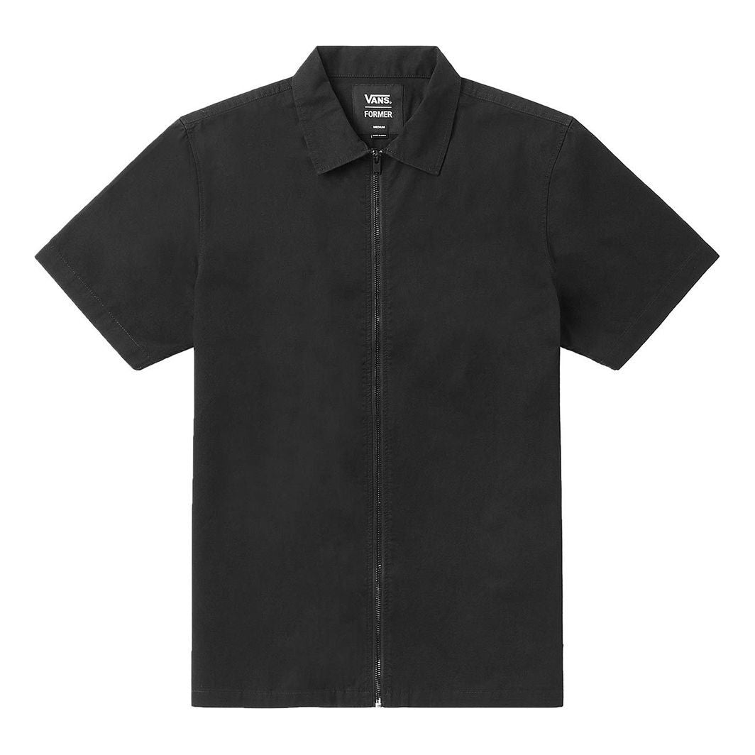 Vans x Former Zip Shirt 'Black' VN0A45BGBLK