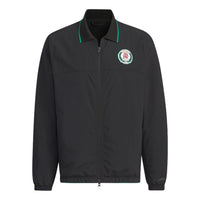 adidas Verbiage Woven Jacket Asia Sizing 'Black' JI6457