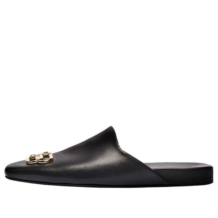 (WMNS) Balenciaga Cosy BB Slippers Black 590935WA7231088