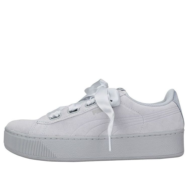 (WMNS) PUMA Vikky Platform Ribbon Grey/White 366418-02