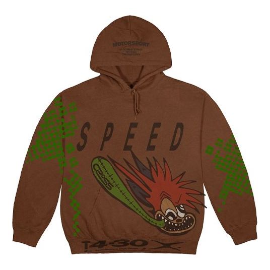Travis Scott Cactus Jack CROSSOVER Series Side Printing Alphabet Unisex Brown TC-60