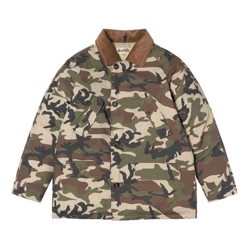 Stussy x Denim Tears Ripstop Down Army Jacket 'Camo' 315296