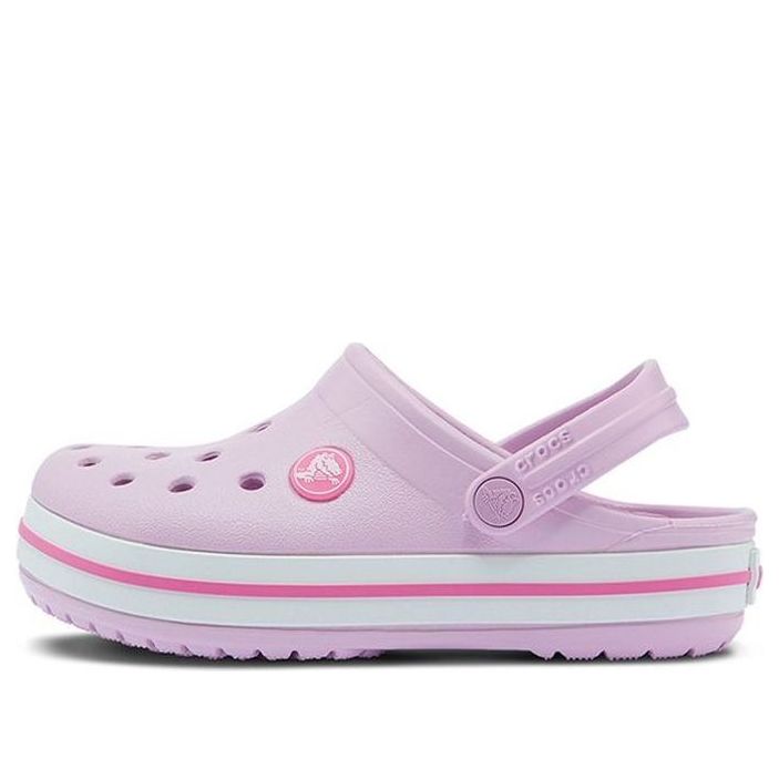 (GS) Crocs Crocband Clog 'Pink White' 207006-6GD