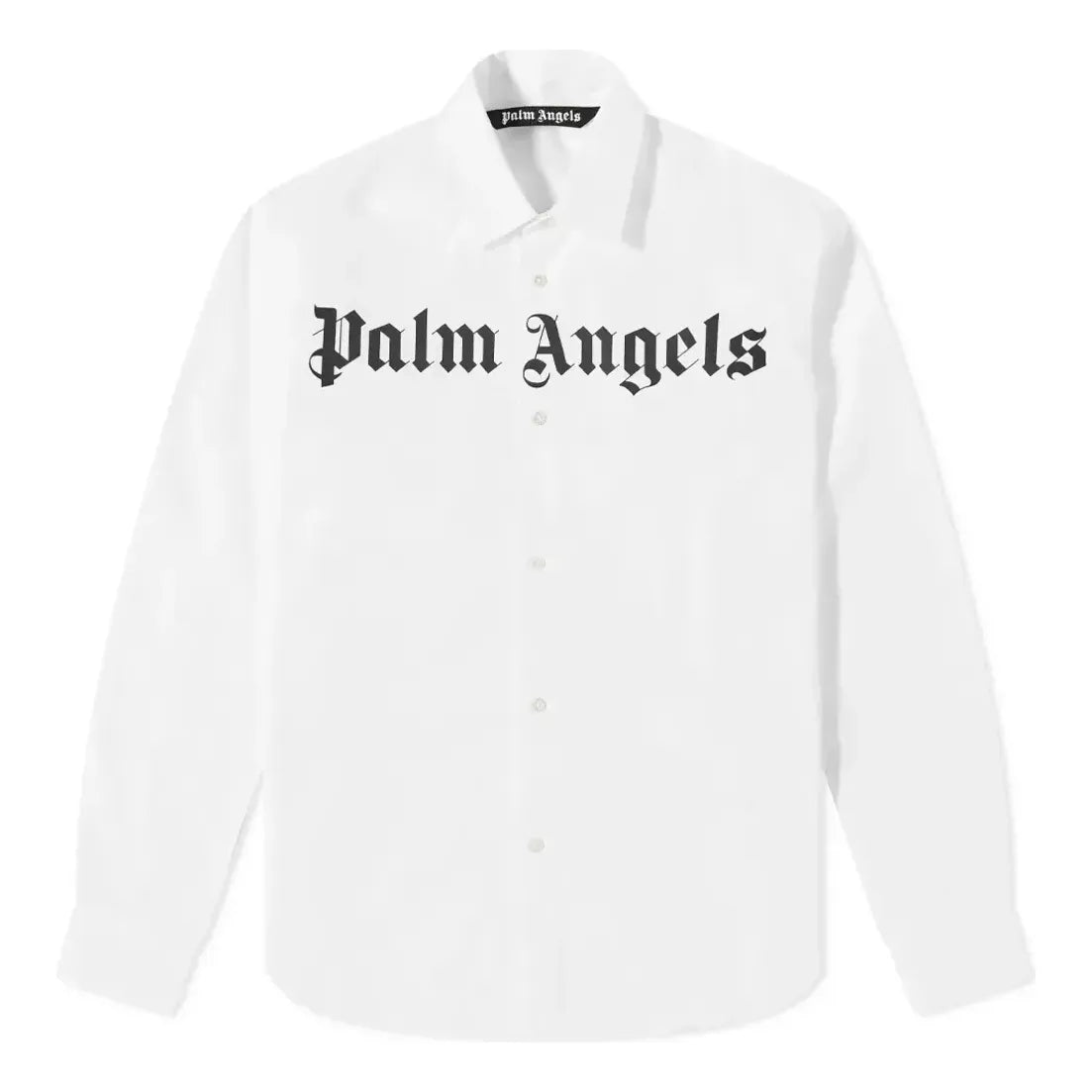 Palm Angels Classic Logo Shirt 'White Black' PMGA099C99FAB0010110