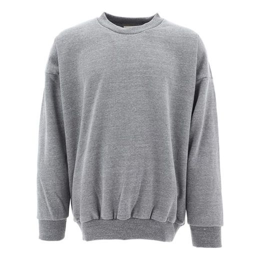 Men's Fear of God Loose Fit Round Neck Back LOGO Gray FOG-SS20-253